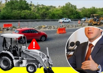 Samuel García No Aguantó El Tráfico, Hace Berrinche Y Frena Contraflujo