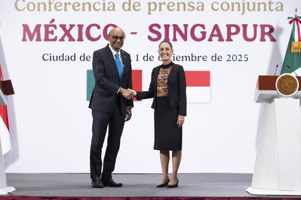 Image | Nl Urbano Primer Ministro De Singapur Y Sheinbaum Refuerzan Cooperación Digital Y Económica Entre México Y Singapur Durante Visita Oficial En Palacio Nacional.
