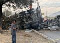 Volcadura-de-tráiler-carretera-monterrey-saltillo-santa-catarina-tráfico | Nl Urbano