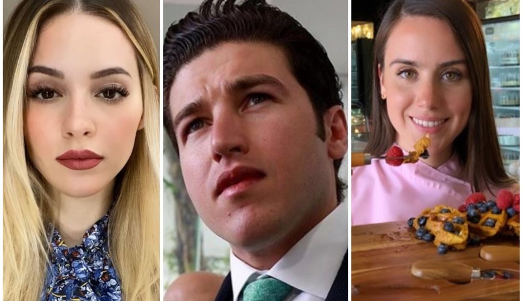 Triptych of Three People: Left a Blonde Woman with Makeup, Center a Man in a Suit Looking Upward, Right a Smiling Woman with a Berry-topped Waffle Platter. | Nl Urbano