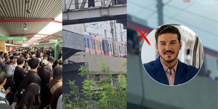 Pasajeros Caminan Sobre Viaducto De Metro Tras Grave Falla | Nl Urbano